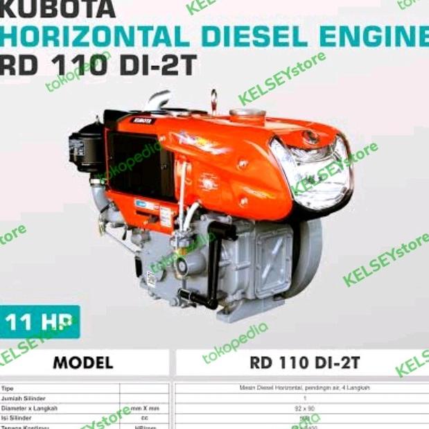 ~@~@~@~@] Mesin Diesel Kubota RD110 2T / RD 110 di 2t