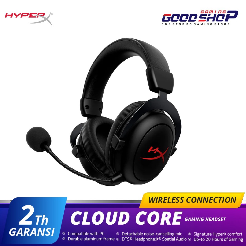 HyperX Cloud Core Wireless - Gaming Headset