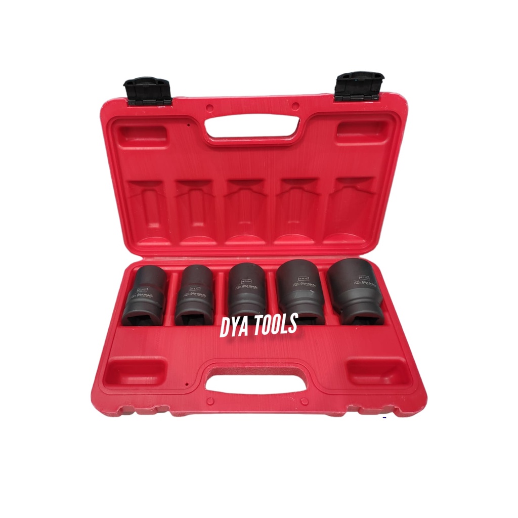 Mata Sock Impact 1" TJAP MATA Socket Set 5Pcs / Mata Sock Impact 1"