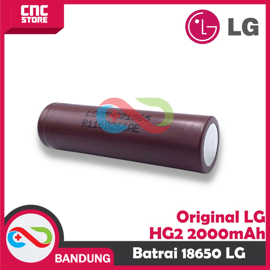 ORIGINAL LG HG2 18650 LIMN 2000mAh BATTERY