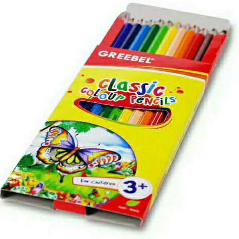 

Pensil Warna 12 PCS Greebel Anak & Crayon Minyak Oil Pastels 12 Colour