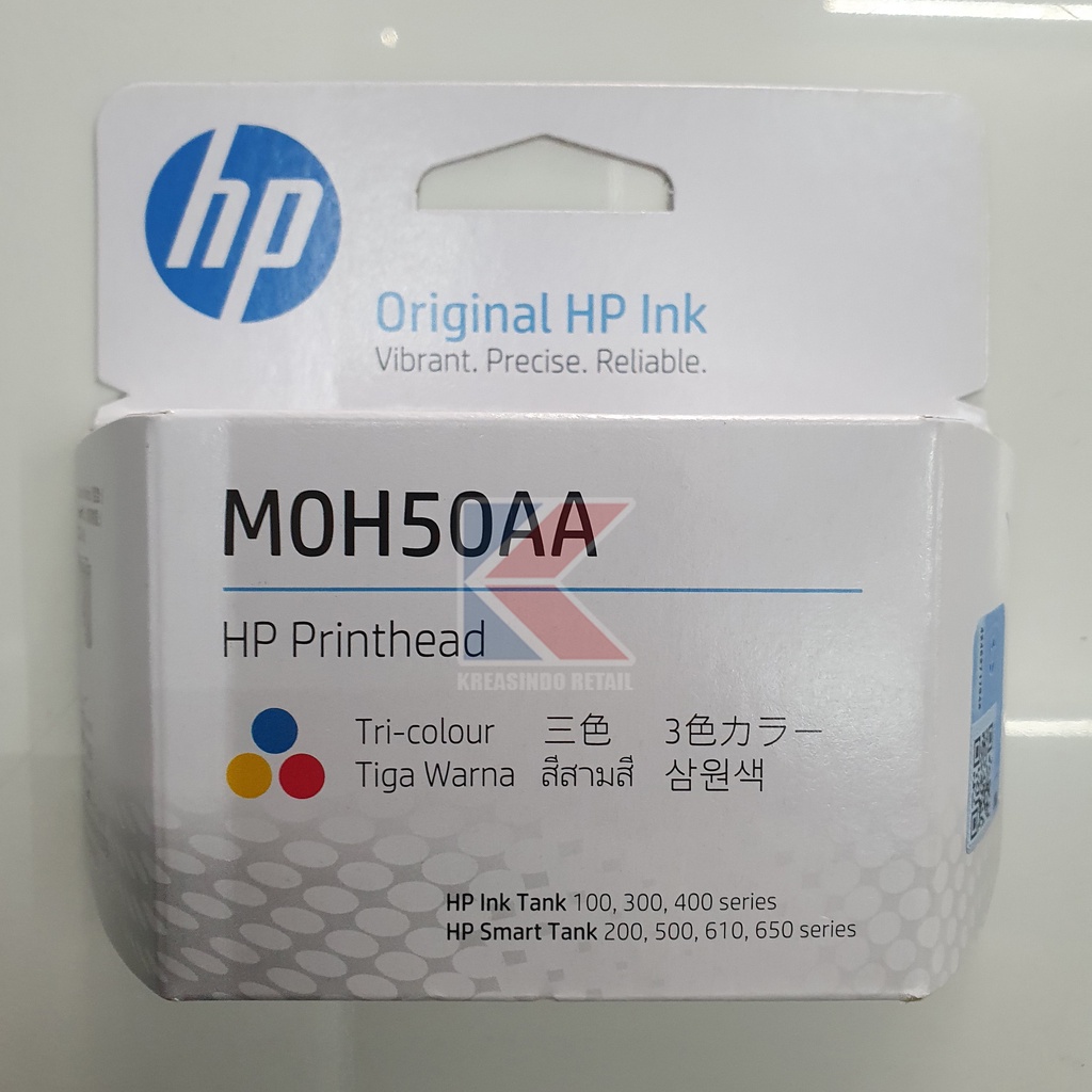 HP Print Head / Printhead M0H50AA Color for Smart Tank &amp; Ink Tank (HP 115, 315, 319, 415, 419, 515, 519, 615)