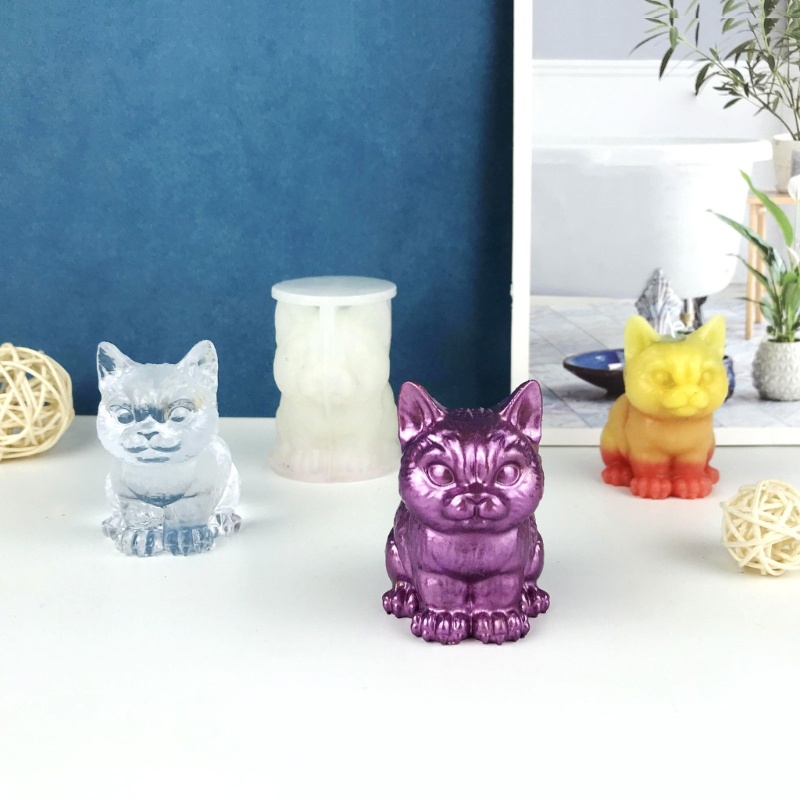 Siy Cetakan Resin Epoksi Handmade DIY Bentuk Hewan Bahan Silikon Untuk Dekorasi