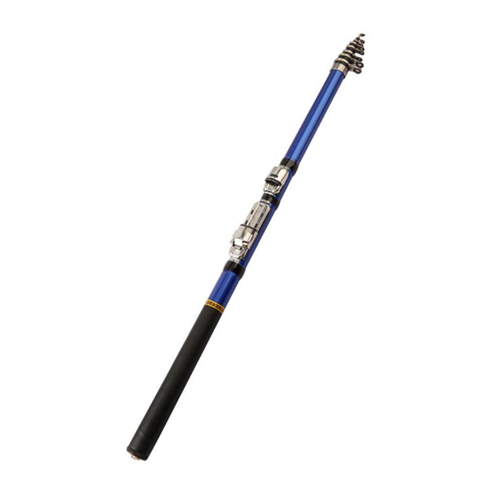 Lanfy Joran Pancing Portable Fishing Tackle Jarak Jauh FRP Pesca Pendek Telescopic Fishing Rod