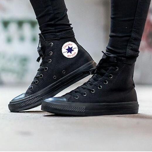 [BJR.18Oc22p] SEPATU CONVERSE All Star High Full Black / Hitam Grade Original