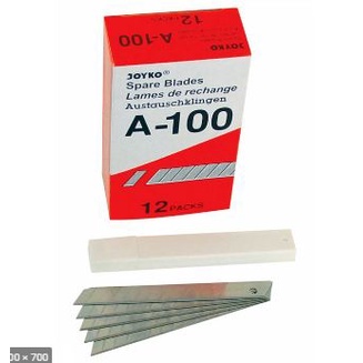 

(A100 - JOYKO) Isi / Refill Pisau Cutter Kecil (1 tube)