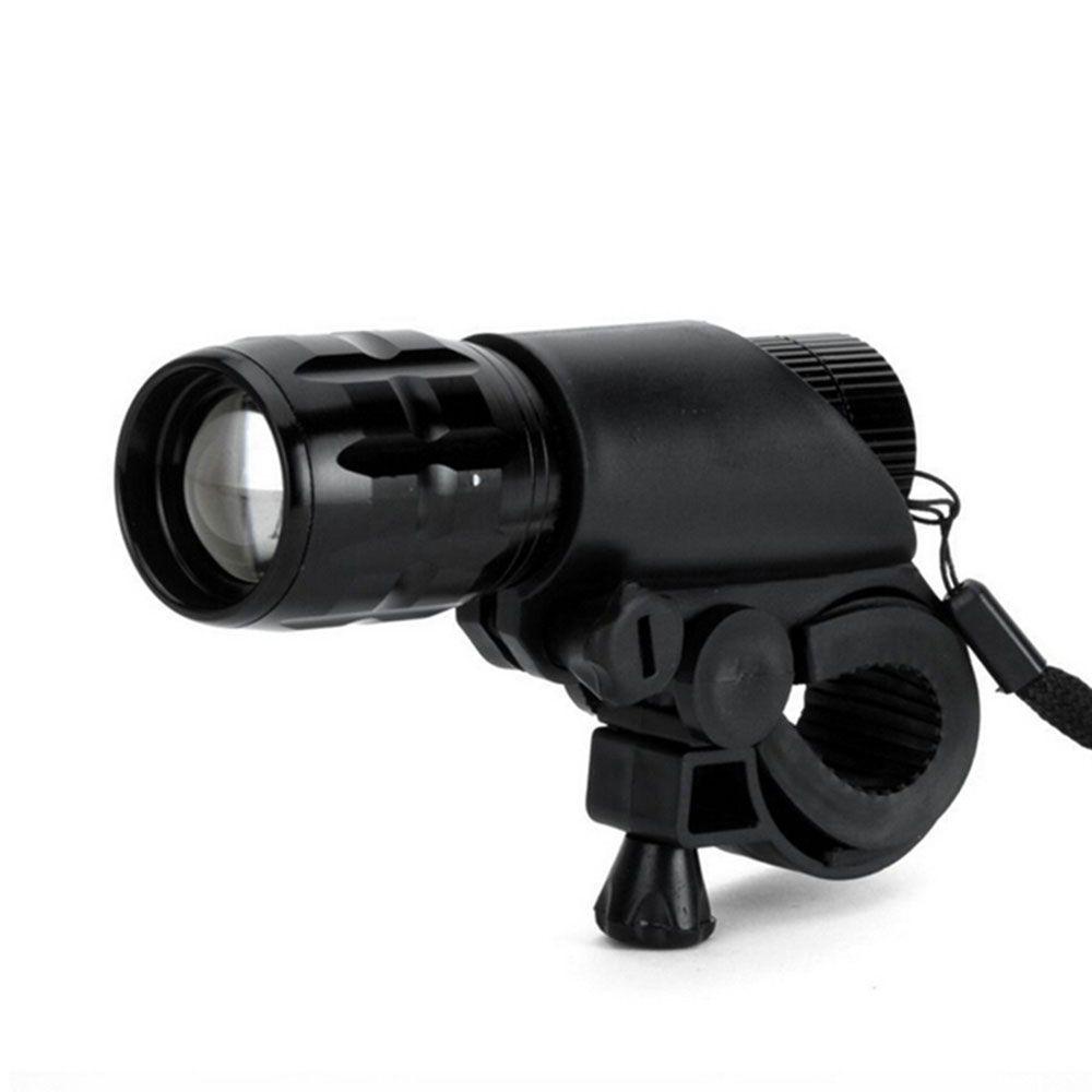 Lanfy Senter Sepeda LED Torch Clip Flexible New Arrival Cycling Grip Olahraga Luar Ruangan Hitam Lampu Sepeda Lamp Stand