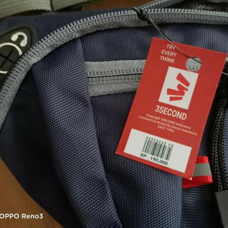 New Sale WAISTBAG PRIA 3SECOND THREE SECOND TAS SELEMPANG TAS PINGGANG PRIA DISTRO MURAH
