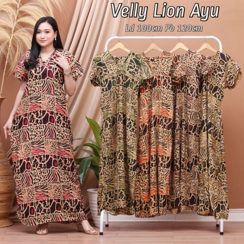 3 PCS DASTER VELLY PANJANG | Paket Usaha Daster Batik Murah | Daster Batik Grosir Murah | Daster kek