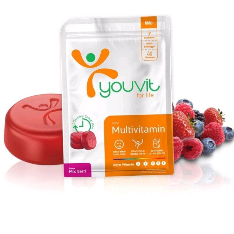 Youvit Multivitamin Dewasa - Youvit Adult Gummy Sachet