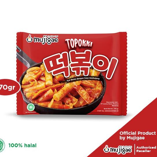 

TRXU0g0F--Mujigae Topokki 170gr / Tteokbokki Instan / Tokpoki / Topoki / Makanan Korea Instan Halal