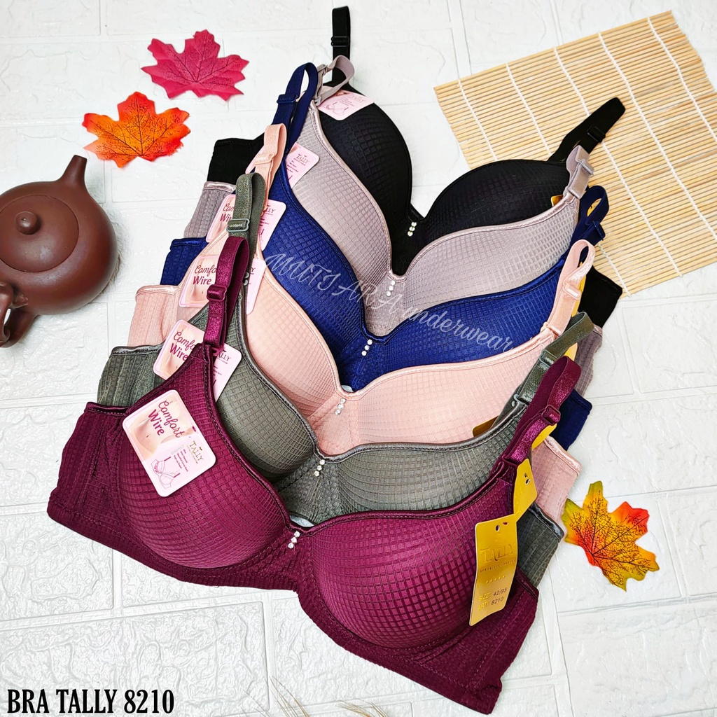 Bra Kawat Cup Full Tally 8210 Size 36-42 Cup B-C/Bra Kawat TALLY 8210 Cup Full Bahan Katun Poliester