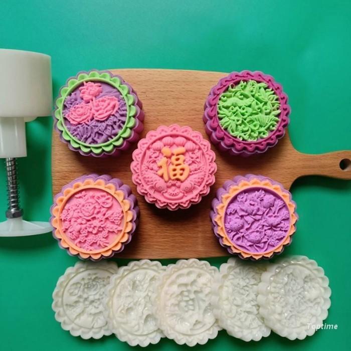 Cetakan Mooncake 125 gr / Mooncake Mold 125 gr