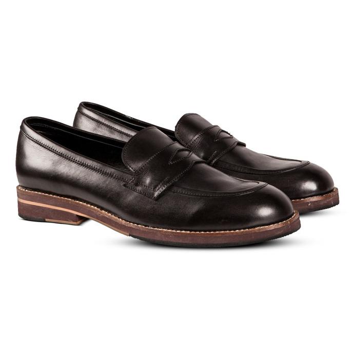 Blake Penny Loafers Black / Sepatu Formal / Sepatu Nappa Milano