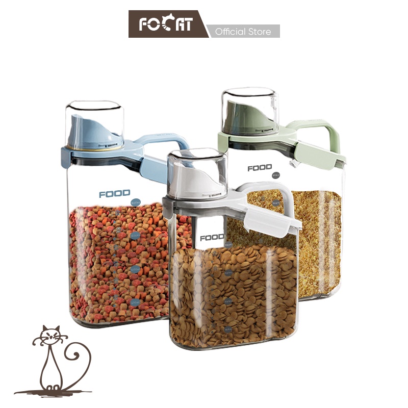 FOCAT Storage Jar E68 Kontainer Tempat Penyimpanan Makanan Hewan