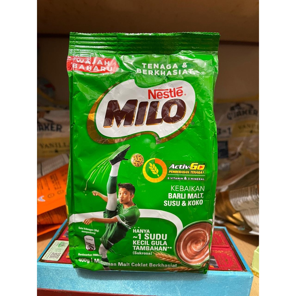 

Milo Reffil 400Gr Malaysia