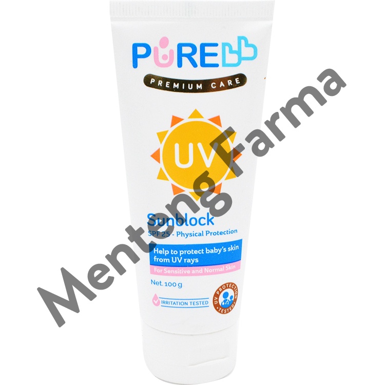 Pure Baby Sunblock SPF 25 100 gr - Sunblock Khusus Baby dan Anak