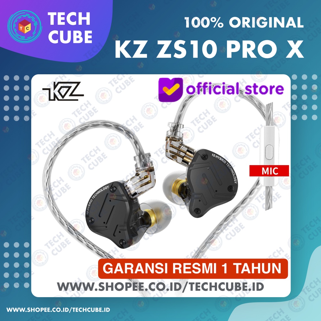 KZ ZS10 PRO X with MIC HiFi In Ear Earphone Headset Alt ZEX PRO DQ6S