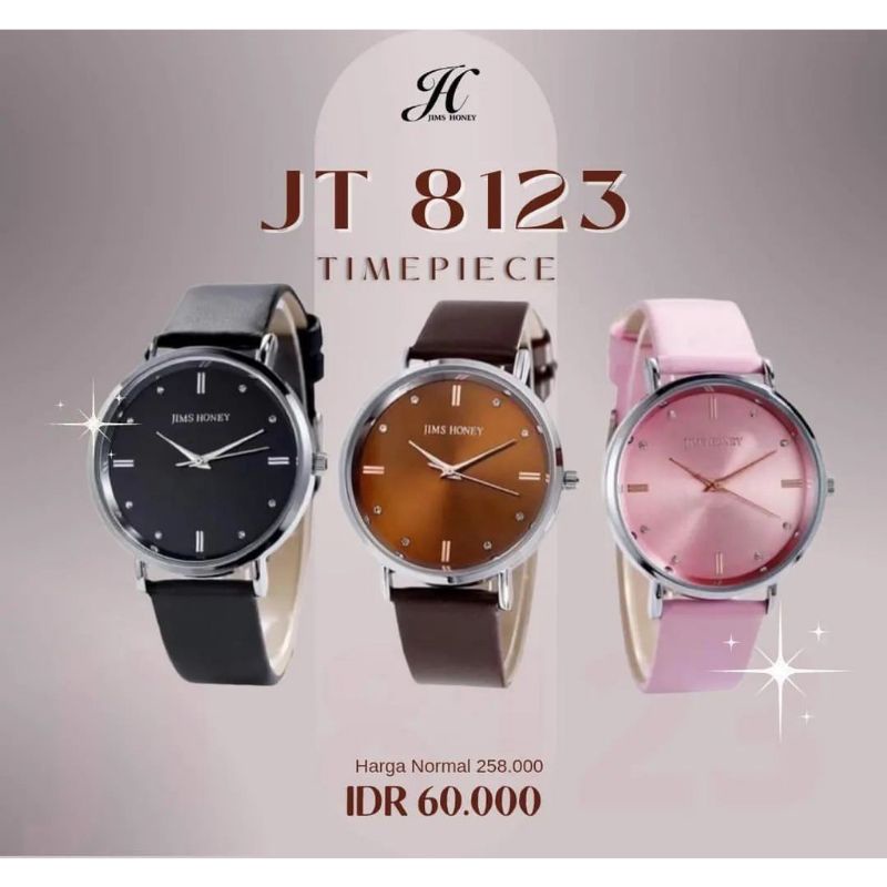 jam tangan cewek by JH (free box dan sertifikat)
