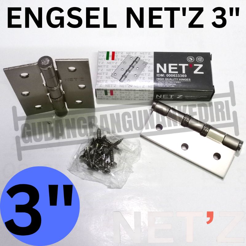 [PROMO] engsel netz tebal 3 inch 3inch 3&quot; KOFUKU GRT ARNIETTA