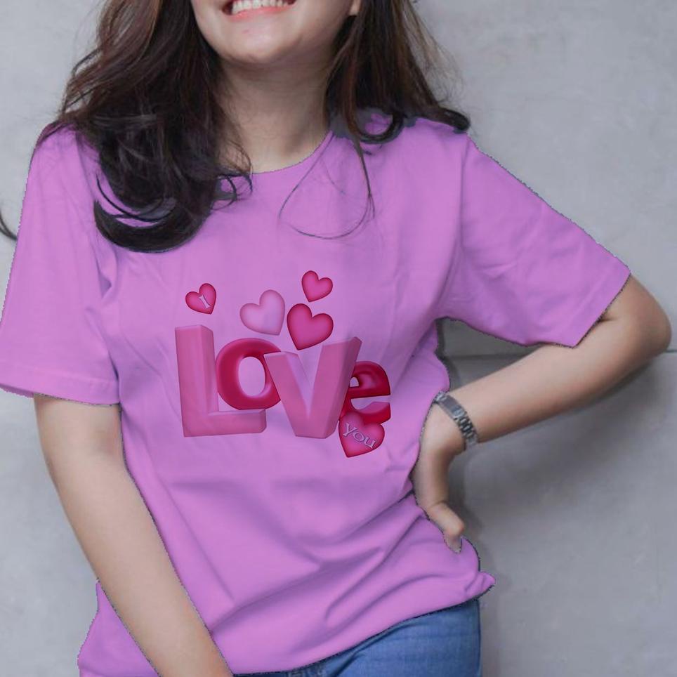 れ PROMO Atasan Wanita Elegan Jumbo Size S/M/L/XL/XXL/XXXL Baju Kaos Distro Wanita Terbaru T shirt Wa