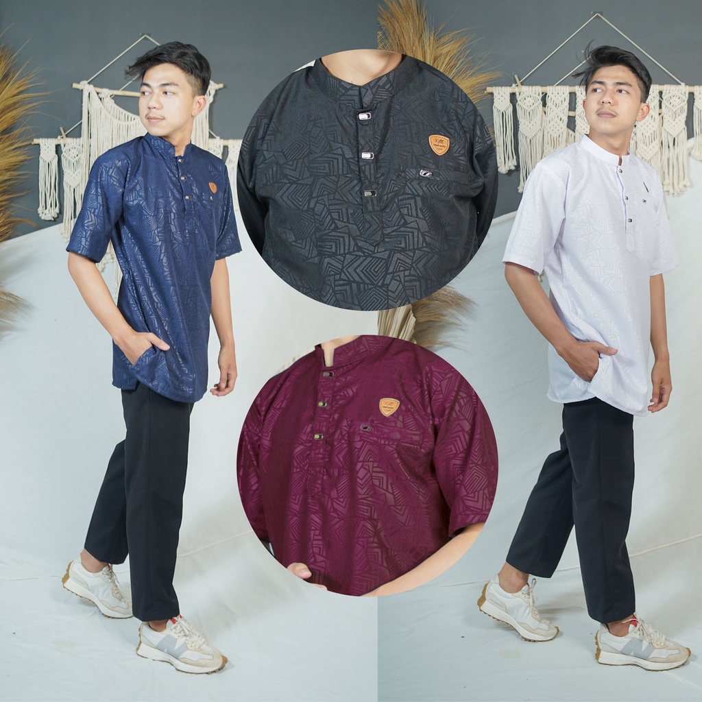 koko embos al-madinah remaja dan dewasa/ gamis koko laki laki new arrival premium/baju koko/baju muslim embos premium
