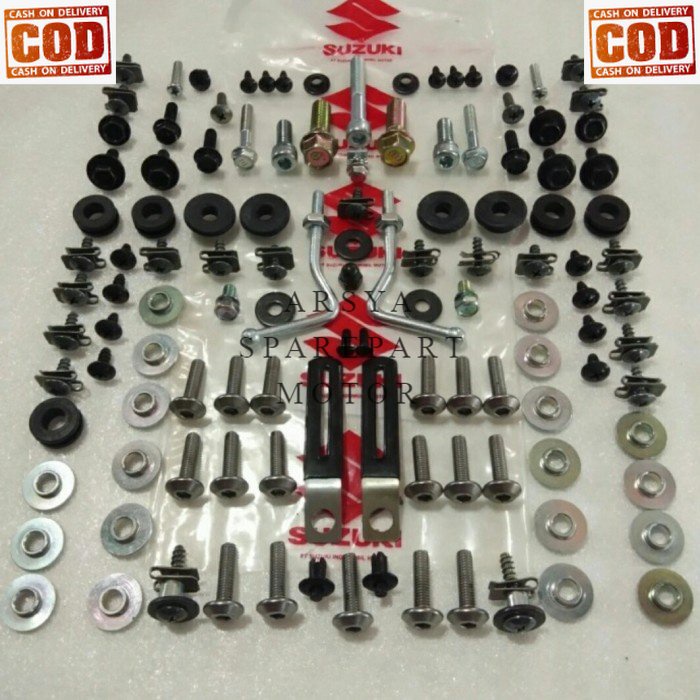 Baut Full Set Cover Body Satria Lumba" / Satria Hiu