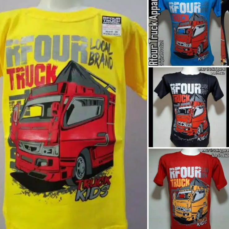 BAJU TRUK ANAK KAOS TRUK OLENG ANAK BAJU ANAK LAKI LAKI KAOS TRUK ANAK LAKI LAKI KAOS ANTI GOSIP ◦ G
