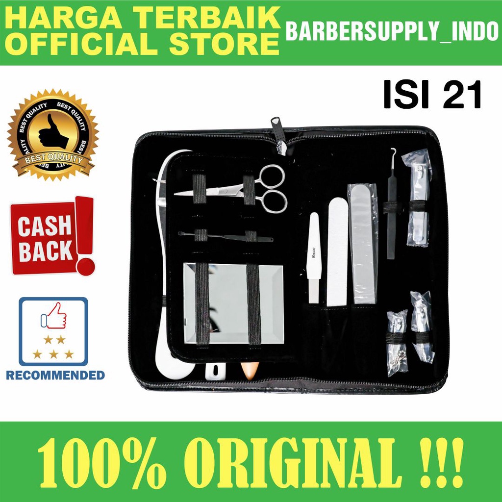 GUNTING KUKU MANICURE / PEDICURE NAIL CLIPPER SET 21 PCS PREMIUM ANTI