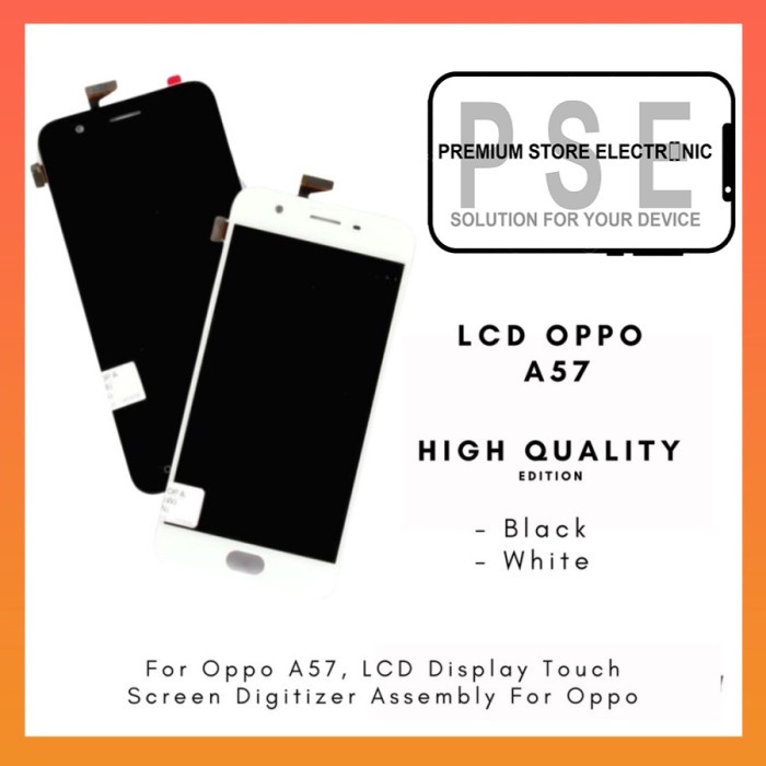 LCD Oppo A57 ORIGINAL Fullset Touchscreen Parts Kompatibel Dengan Oppo