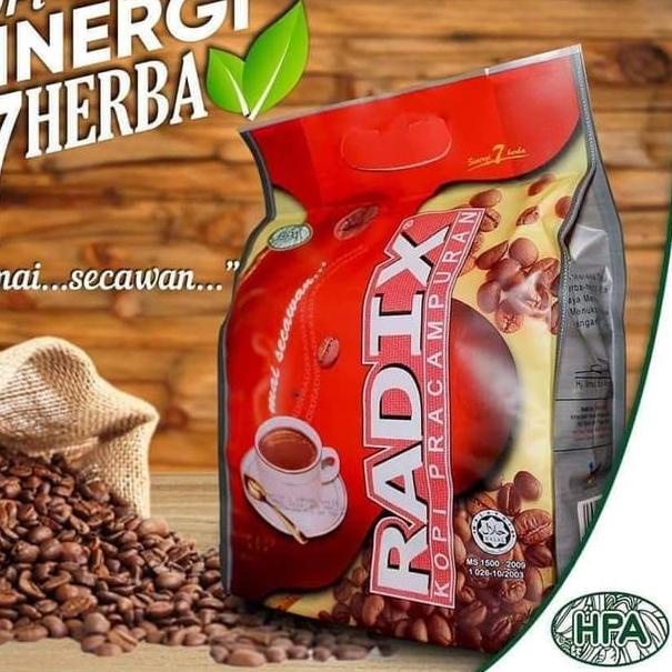 

TERLARIS Kopi Radix Hpa Original isi 32 sachet Malaysia !