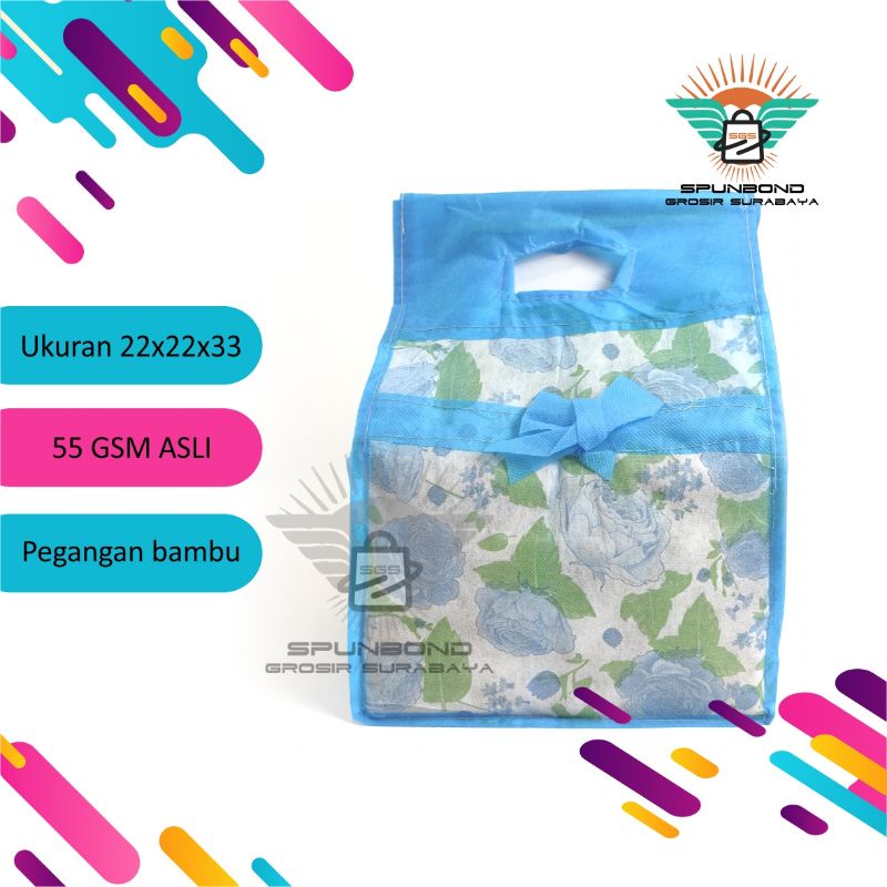Tas Spunbond box nasi bambu