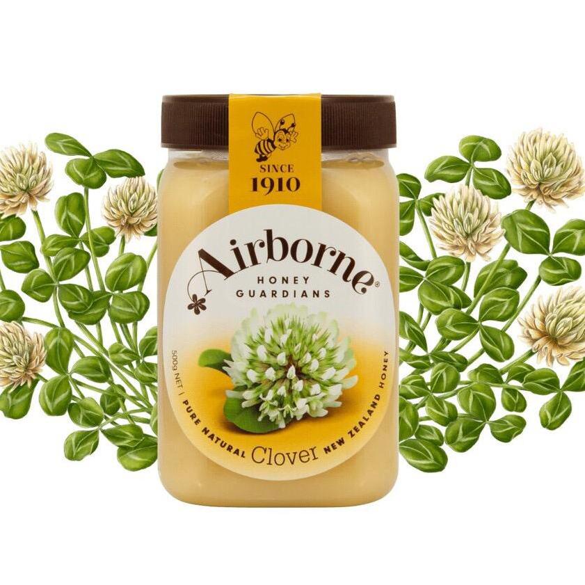 

New Deal--Madu Airborne Clover Honey 500 gram New Zealand Import Kesehatan
