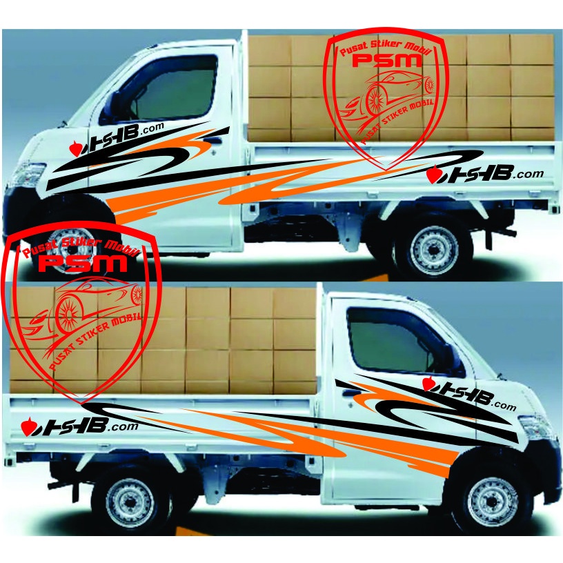 NEW Striping stiker mobil pickup grand max sticker stiker mobil daihatsu pick up grand max murah