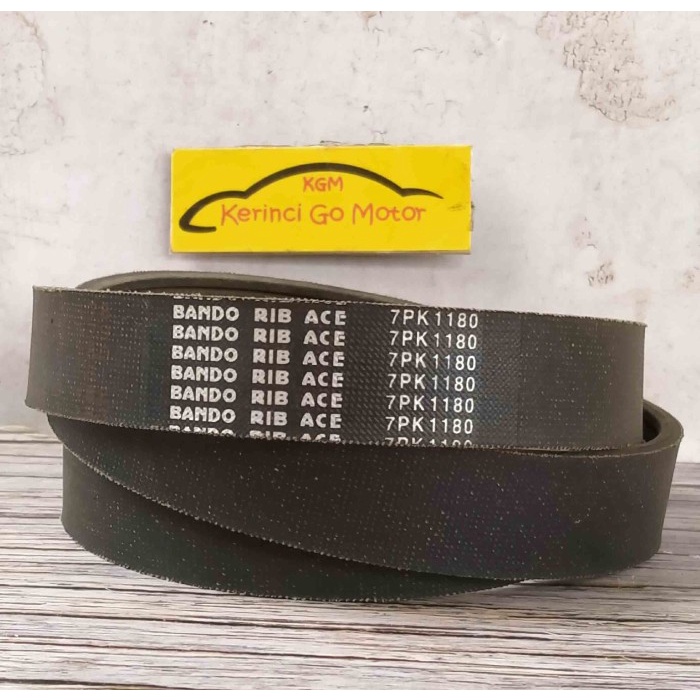 BANDO VAN BELT 7PK 1180 RIB BELT TALI KIPAS 7PK-1180 FAN BELT ALUR