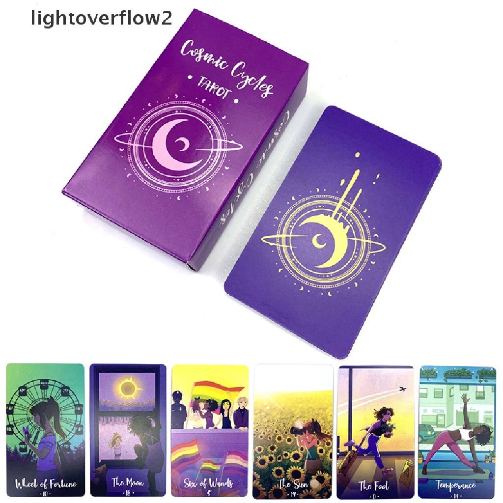 (lightoverflow2) Mainan Kartu Tarot 2nd Untuk Keluarga