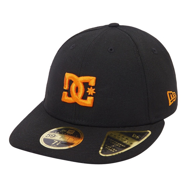 DC Shoes Men DC New Era Lo Pro Cap Black/Orange ADYHA04092
