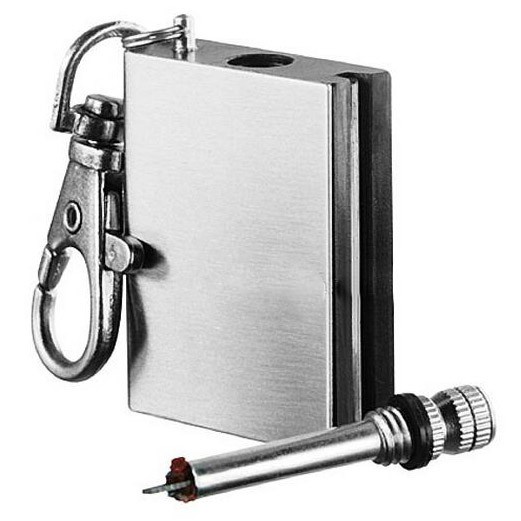 Gantung Kunci Mancis Kecil Korek Api Minyak Lighter Matches Mini