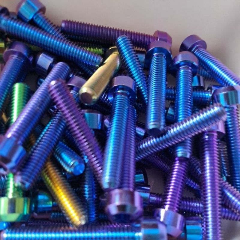 [ Rm ] Baut Titanium Gr5 Kepala Kecil/Smallhead Made In Vietnam