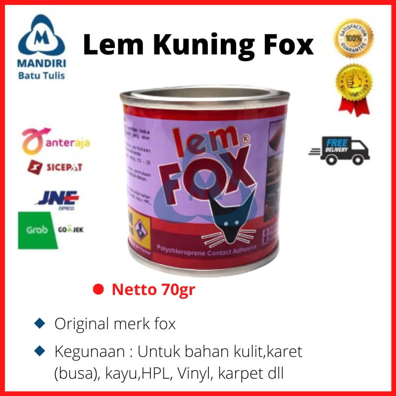 Lem Kuning Fox - Lem Fox - Lem Serbaguna