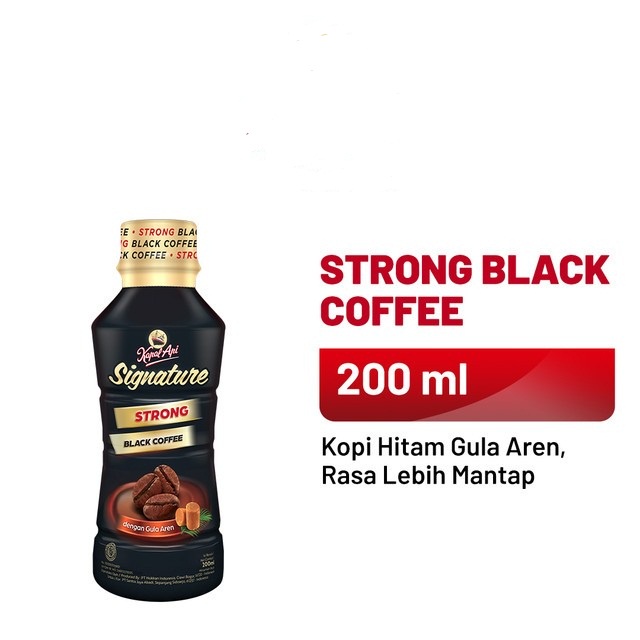 KAPAL API SIGNATURE STRONG BLACK COFFEE 200ML RTD