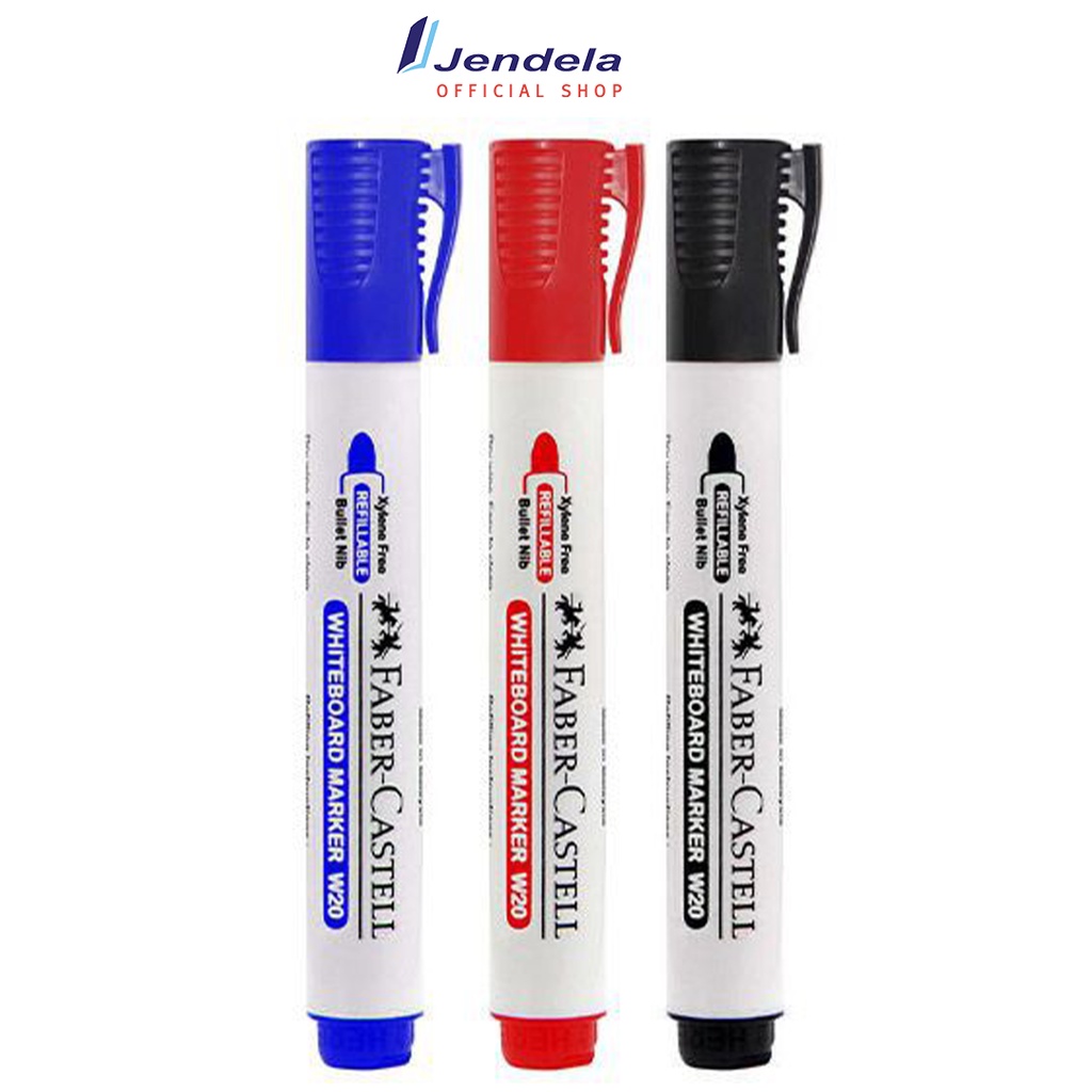 

Whiteboard Marker W20 Faber Castell Eco Permanent Atk