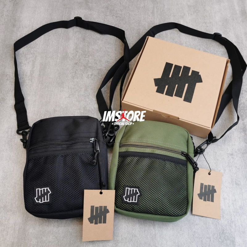 Undefeated Sling Bag Crossbody Bag Shoulder Bag / Tas selempang pria free box