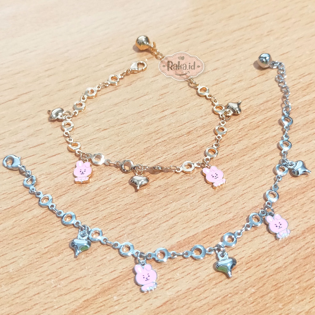 Gelang Tangan Anak Rantai Motif Cooky BTS BTS21 Perhiasan Anak 1185