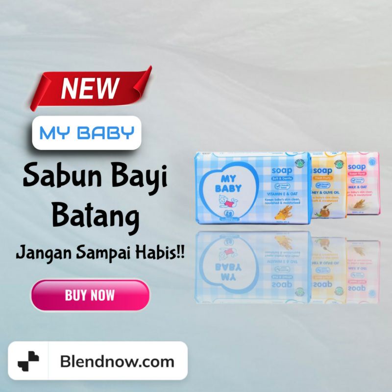 Sabun Mandi Batang My Baby 3 Aroma Best Seller 60 gr Terjangkau