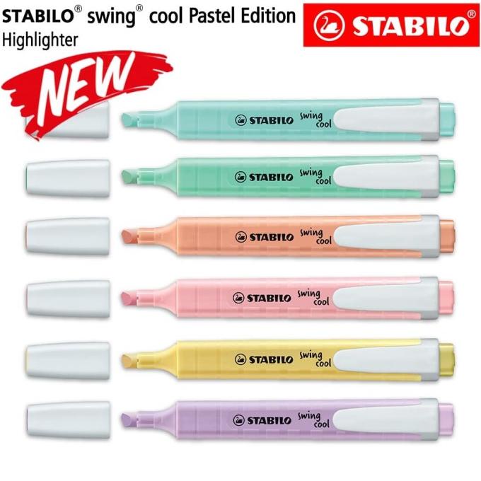

[COD] STABILO SET 6 - Swing Cool Pastel Edition / Highlighter 6 pcs / Pen an PROMO SPECIAL Kode 409