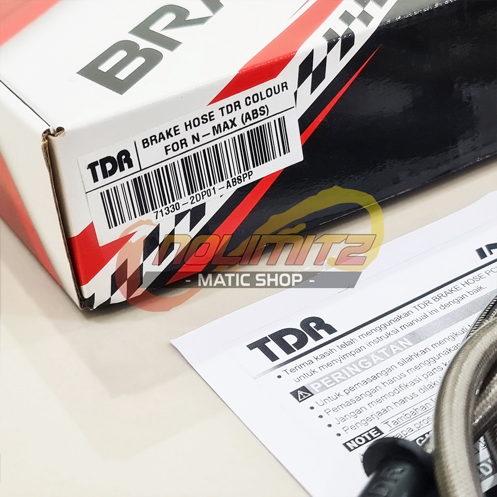 Selang Rem TDR Racing ABS Depan Belakang Yamaha NMAX All Type