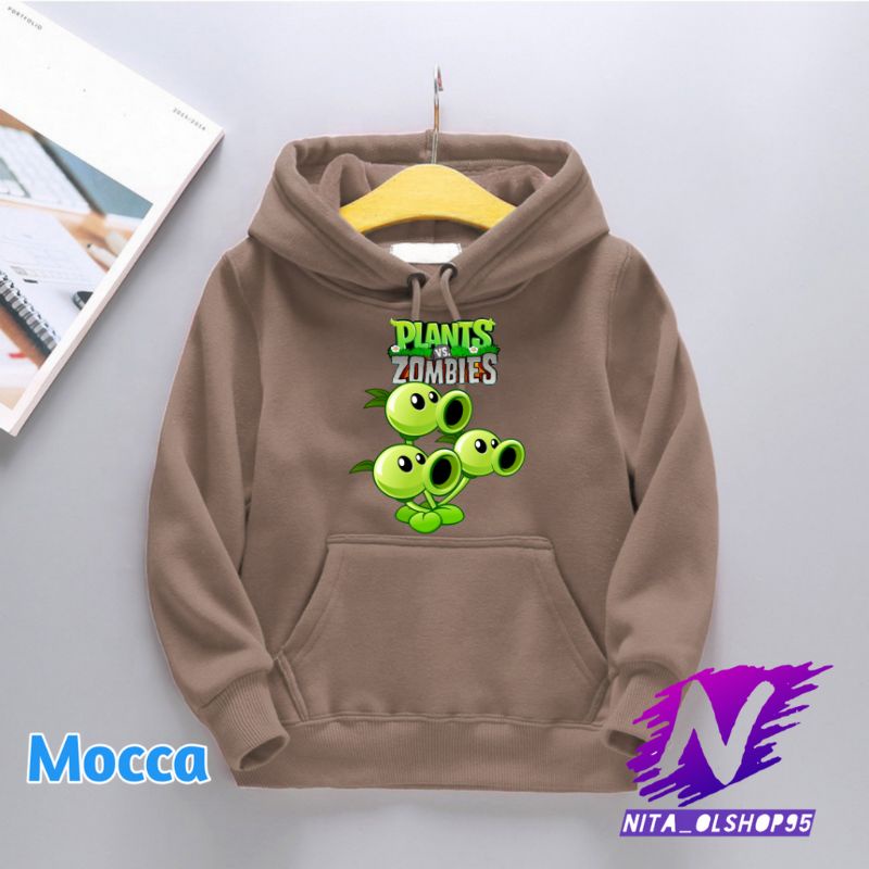 hoodie anak plants vs zombie game sweater anak hoodie