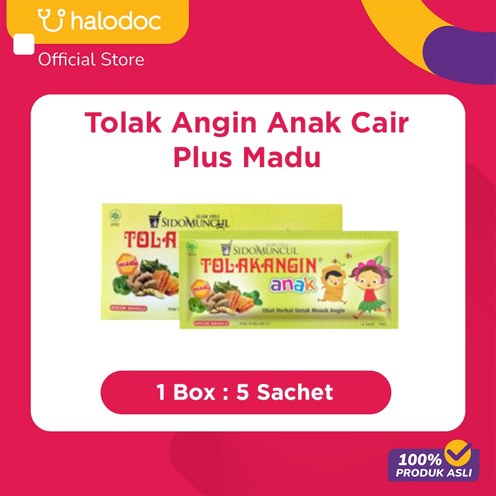 Tolak Angin ANAK Cair Plus Madu 10 ml 5 Sachet [Anak]