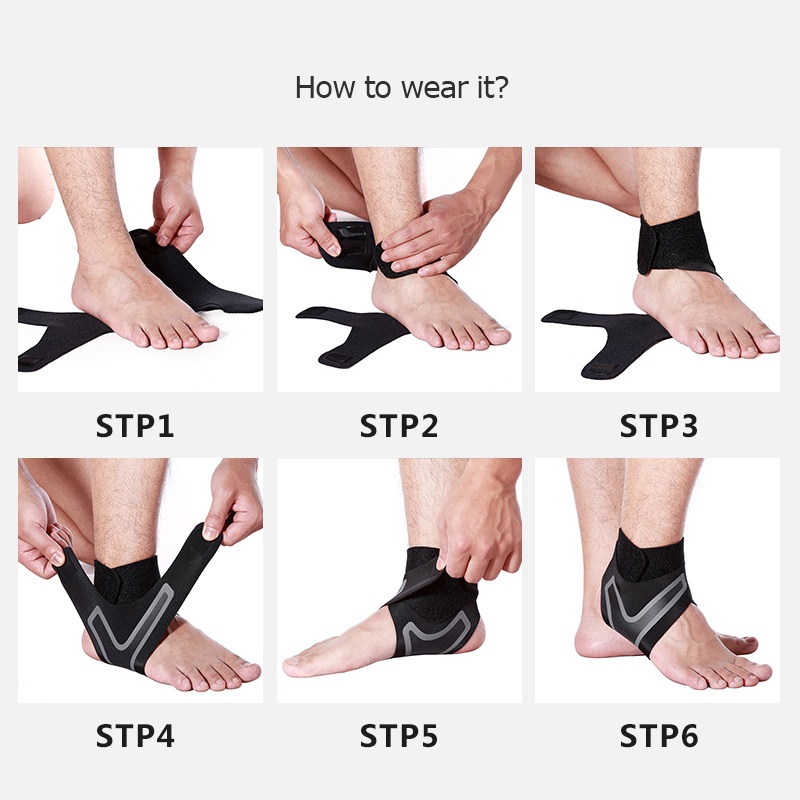 Ankle Support Pads/Pelindung Ankle/Pelindung Engkel Tumit Kaki/Ankle Guard Support